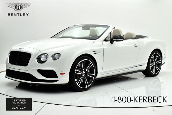 Used Used 2016 Bentley Continental GT V8 S Convertible for sale $159,000 at F.C. Kerbeck Aston Martin in Palmyra NJ