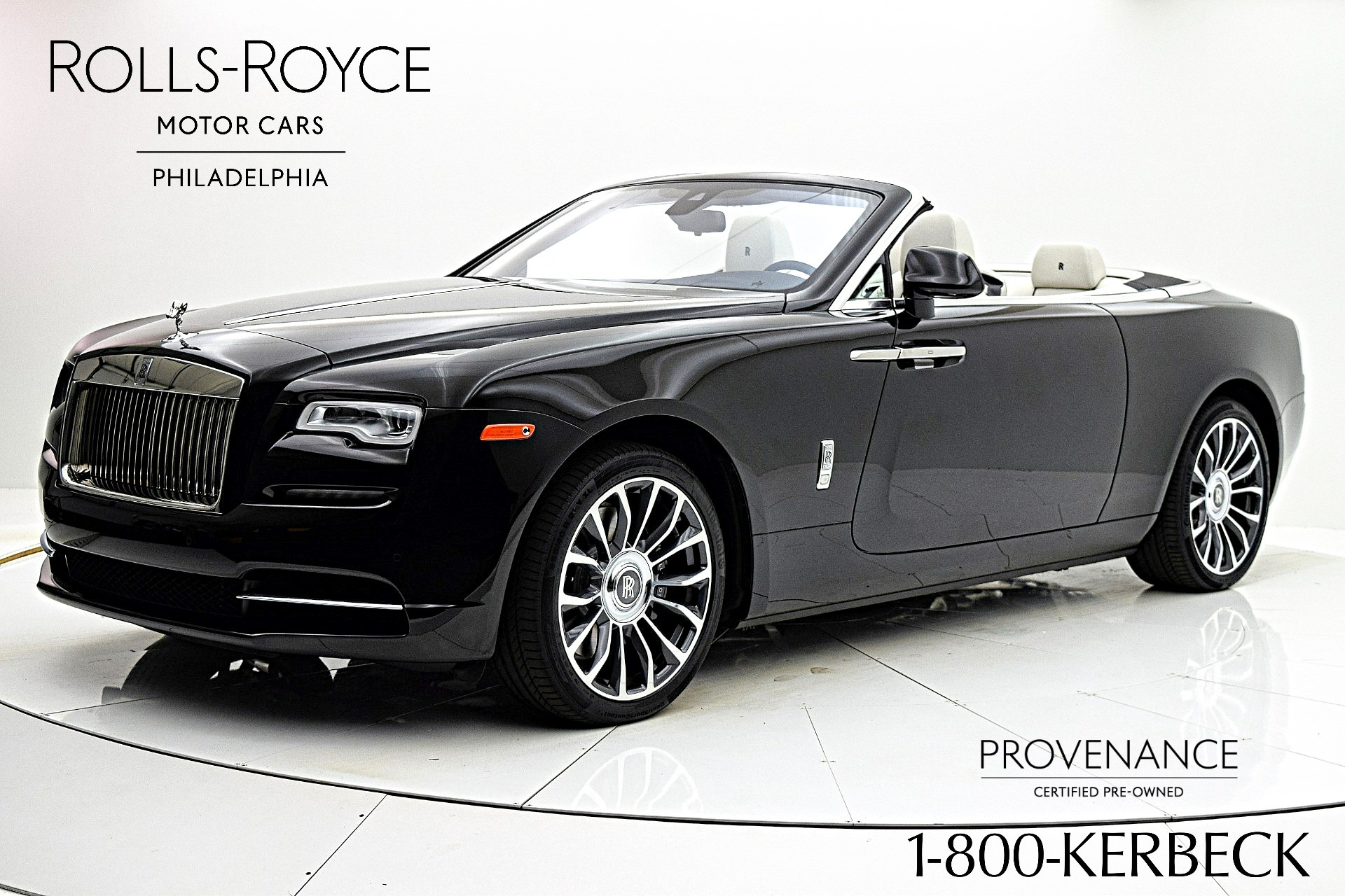 Certified 2018 Rolls-Royce Dawn Base with VIN SCA666D54JU115770 for sale in Palmyra, NJ